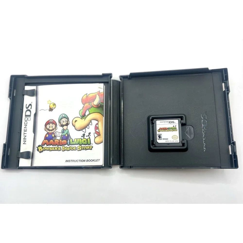 Mario & Luigi: Bowser's Inside Story Nintendo DS, 2009 Used Game Box And Manual
